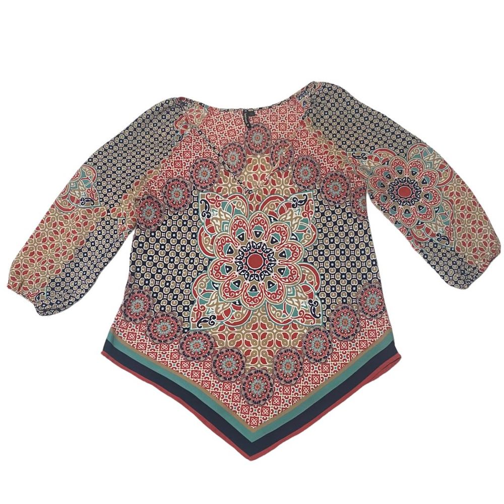 Beautiful Size S Handkerchief Style V-Neck Heartsoul Top - Picture 1 of 5
